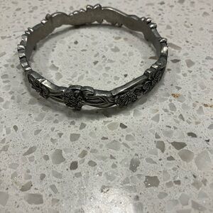 Vintage Seagull Pewter Bangle Bracelet